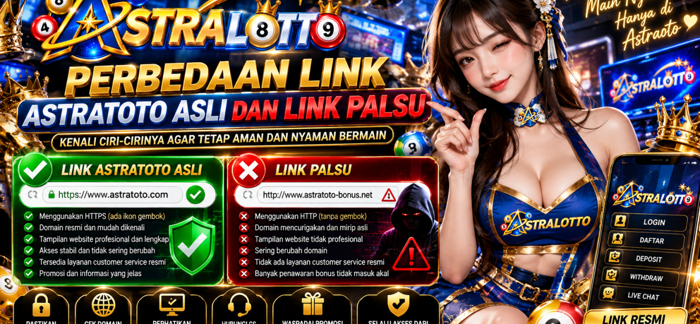 Perbedaan Link Situs Asli dan Link Palsu: Cara Mengenalinya dengan Aman